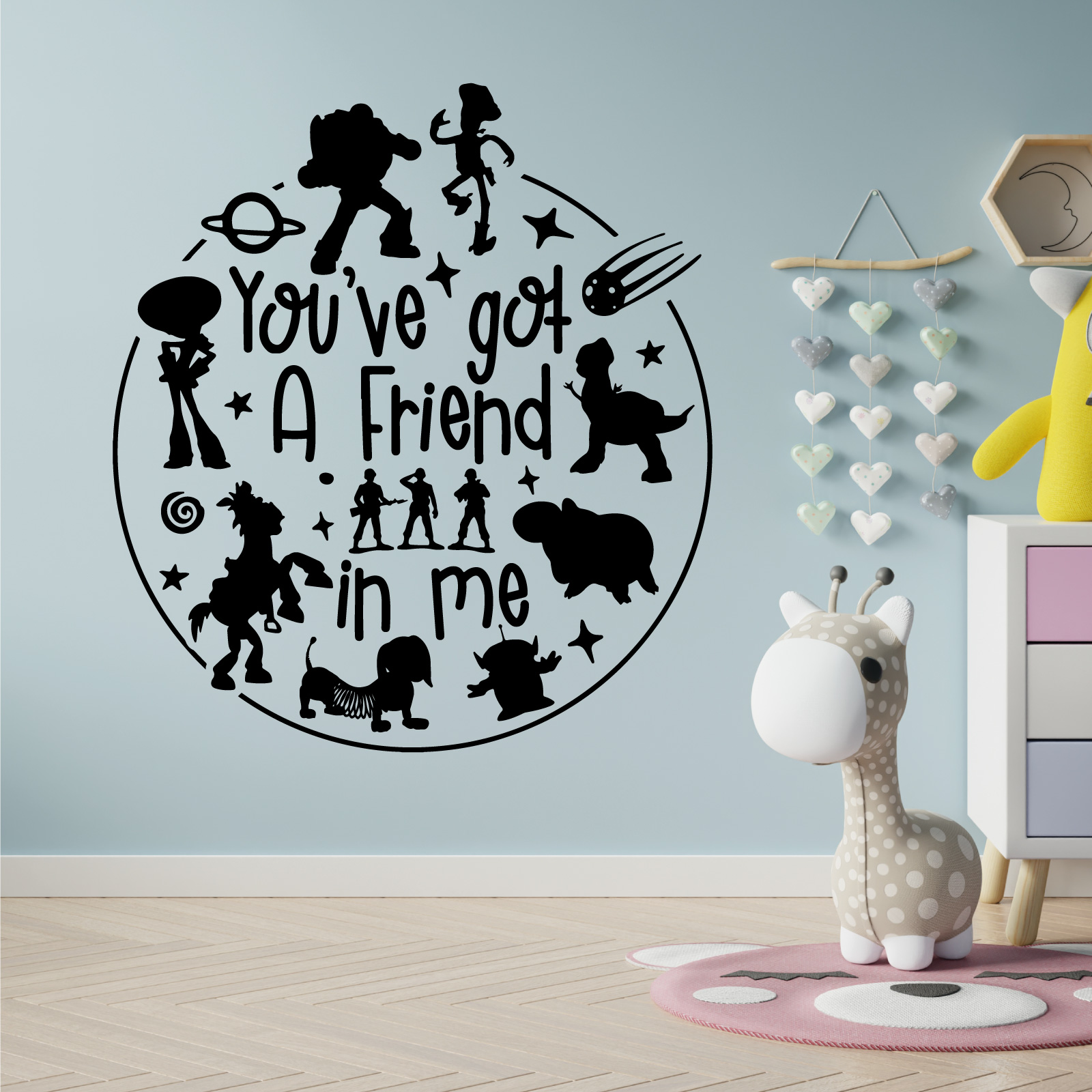 You've Got a Friend in Me - Disney Toy Story Quote Vinyl Wall Sticker UK