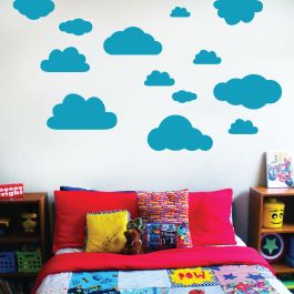 Wall Designer | Cloud Wall Sticker Set - Nursery Bedroom Sky Vinyl Decal UK