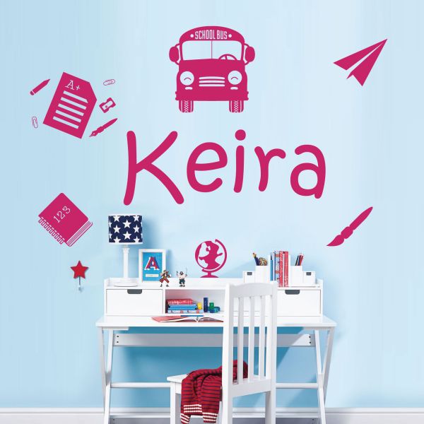 Wall Designer Personalised Name Wall Art Sticker Classroom, Teacher