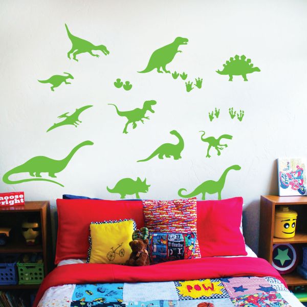 Wall Designer Dinosaurs Wall Art Sticker Set Dinosaurs, Dinos, T