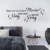 Make Your Own Kind Of Music - Paloma Faith - Song Lyrics Quote Decal Wall Sticker