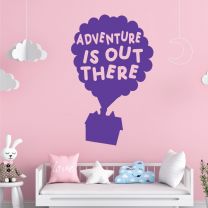 Adventure is Out There - Balloons Flying House - UP Disney Inspired Decal Wall Sticker