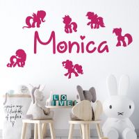 Personalised Name My Little Pony Inspired Wall Sticker - Girls Bedroom - Custom Vinyl Decal UK