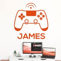 Personalised Name Game Console Wall Sticker - Xbox, PlayStation Controller - Bedroom Vinyl Decal UK