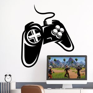 Game Controller - Xbox PlayStation Computer Gaming Console - Gamers Bedroom Vinyl Wall Sticker UK