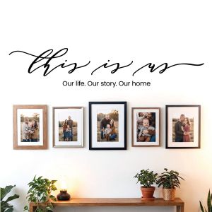 This is Us, Our Life, Our Story, Our Home - Family Quote Vinyl Wall Sticker UK