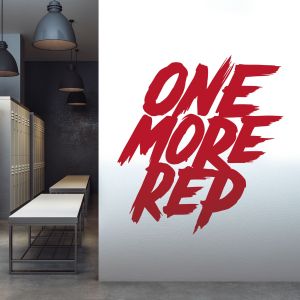 One More Rep - Gym Motivational Vinyl Wall Sticker UK
