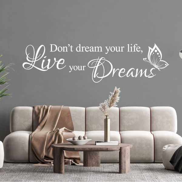 thumbnail image 2 of Agacel Designs Living Room Wall Quote Vinyl Sticker – Art Mural Decal With Saying 2 of 6