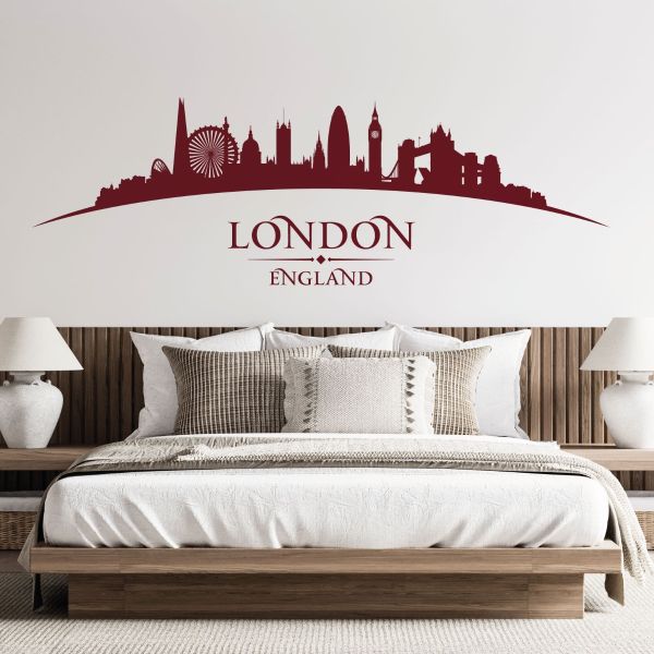 thumbnail image 2 of JustStickIt London Skyline Wall Decal – Kitchen, Living Room, Bedroom – UK Made, Modern Art Sticker 2 of 2