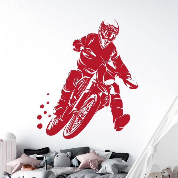 Wall Designer Motocross, Dirt Bike, MX Biker Racing Moto Sport