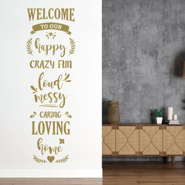 Our Residents.. Care Home Wall Quote Decal – Modern Vinyl Sticker – World Of Wall Art