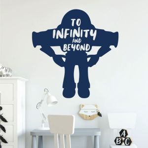 To Infinity and Beyond - Buzz Lightyear - Toy Story Inspired Decal Wall Sticker