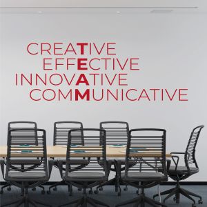 TEAM - Effective, Creative, Innovative... - Corporate Office Decal Wall Sticker