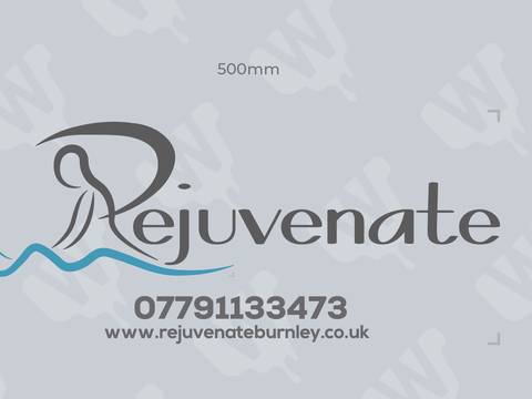 Rejuvenate script wordmark — Business logo