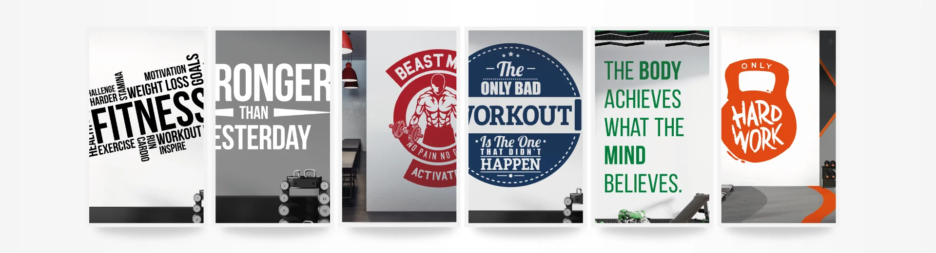 Gym Wall Stickers