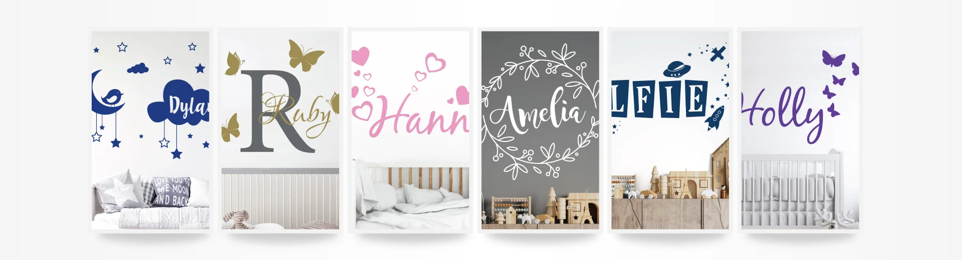 Personalised Name Wall Stickers